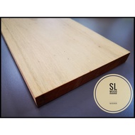 22(T)mm × 300(W)mm = 3', 4', 5'(L)Feet Chengal Solid Wood Timber Smooth Finish Kayu Chengal