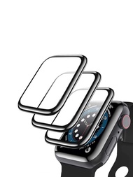 3包保護膜柔軟屏幕保護膜適用於Apple Watch
