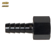 MAINAUSHUI6W Hose Barb Fitting, 3/8 Barb 8AN Female Hose End Fitting, Durable Hex Design Push On Con