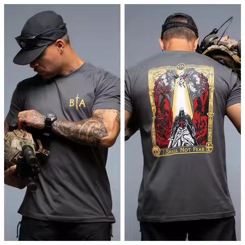 2026 No Fear Shirt – Walk Unafraid Stand Strong - Suitable for Sports Wear Pure Cotton