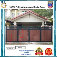 FULLY Aluminum Trackless Gate with Autogate System for landed house