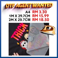 DTF Custom printing dtf film printing Iron On Heat Transfer Patch  head press film DTF Heatpress Fil