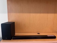 LG soundbar & bass