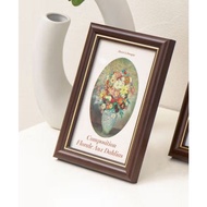 Simple Brown Frame Photo Stand 4 x 6 Inch