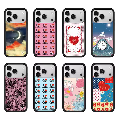 New Wildflower 3D WF I Heart Me Phone Case for iPhone 17 Pro Max 16 Plus Air 12 13 14 15 16 Cover Ch