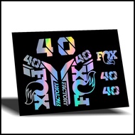 Sticker Fork Cutting FOX 40 Factory Decal Sticker Bike Fork MTB
