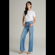 Mc jeans กางเกงยีนส์ผู้หญิง ขากว้าง ทรงไวด์เลค (Wide Leg) สียีนส์ฟอกอ่อน MFWZ223 สียีนส์ฟอกอ่อน 27