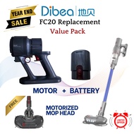 Dibea FC20 Handheld Vacuum Cleaner Motor Battery Replacement Accessories Full Set