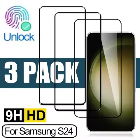 9H Protection Glass Film For Samsung Galaxy S24 Ultra S24 Plus 5G HD Clear Full Cover Tempered Glass