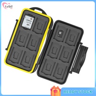 Water Resistant Memory Card Case Holder Storage Fits 12 SD+12 Micro SD TF Cards