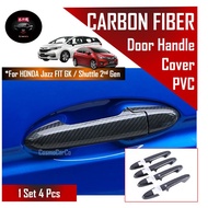 🔥SG SELLER🔥 Honda Jazz/Fit GK GK3 GK5 Shuttle Car Door Handle Protector Cover Carbon Fiber Guard Keyless Smart Entry