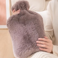 Hot Water Bottle 2L with Soft Cover Hot Water Bag 2 Liter for Menstrual Cramps,Hand Feet Warmer and 