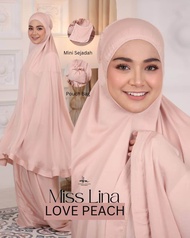 Telekung miss Lina by Hanna Mirae Free box Free tasbih