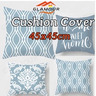 [SG] Cushion Cover 45x45cm Sofa Cushion Cover Pillow Case.Sofa Pillowcases.Home Decor Cotton Throw P