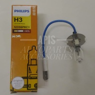 (ORIGINAL) PHILIP H3 12V 55W 12336PRC1 MENTOL PHILIP H3