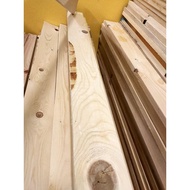 *READY STOCK*5pcs  KAYU PINE BARU Mixed GRED B&C SAIZ 180cm x 4inch x 1inch