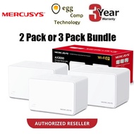 Mercusys [By TP-Link] Halo H80X AX3000 WiFi 6 Wireless Mesh Wi-Fi AX Router Set