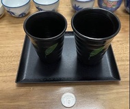 #23吃土季 茶裏王 茶杯盤組 全新有盒 久放痕跡 一盤二杯