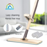 BOOMJOY F2 Self Wringing Flat Mop 360°Spin Washable Microfiber Cloth Automatic Squeeze Easy Dry