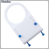MUNDAN Filter Sock Bag Holder, Acrylic 4" Filter Sock Bag Mount Bracket, Fish Tank Prefilter Scalable Micron Sump