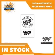 [Authentic] (In Stock) MINI GT White Logo Sticker Set (8x13.8cm) Official MGTOM007