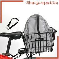 [Sharprepublic] Bike Rear Basket Easily Install Bike Basket for Road Bike Shopping