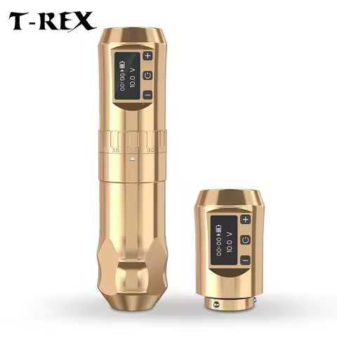 T-Rex wireless tattoo pen machine gun rotating coreless motor, 7 strokes, length 2.4mm-4.2mm, option
