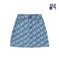 mlb洋基隊NY新款幾何滿印牛仔短裙