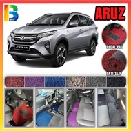 PERODUA ARUZ CARPET Full Seat Driver Passenger 10~12MM Kereta Karpet Kapet Carpet Aruz Alas Kaki Coi