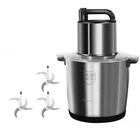 Stainless Steel 10L Electric Chopper Meat Grinders 1500W Food Processor Blender Kitchen Vegetable Ch