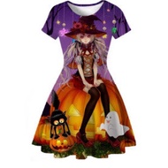 Christmas Gothic Cosplay Girls Dress Children Dress