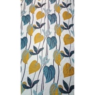 dim out / blackout KAIN LANGSIR Curtain Fabric Dim-Out Flora BIDANG 110 INCH(PRICE PER METER)