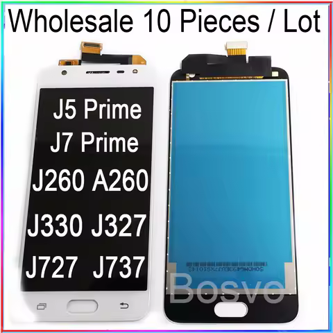 Wholesale 10 pieces/lot For Samsung J7 prime Screen display LCD J5 Prime J260 A260 J330 J327 J337 J7