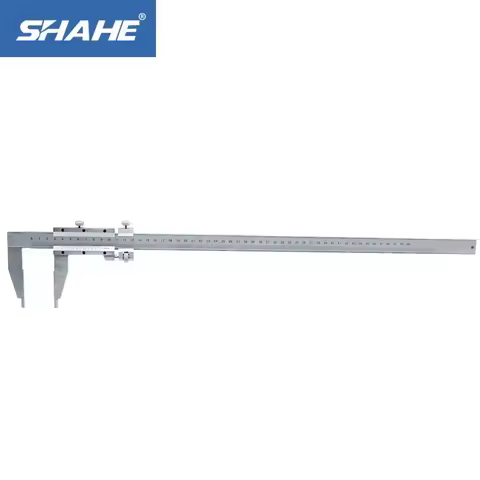 SHAHE 500/600mm Stainless Steel Caliper Gauge, Caliper Vernier Caliper Precision 0.02mm Measuring To