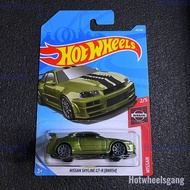 JDM GT-R Series Collections Nissan GTR Hot Wheels Collections r32 white/r33/r32 Blue/r35 Guaczilla T