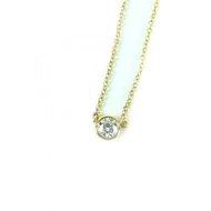 【รับคะแนน 5 เท่า】สภาพดีเยี่ยม★ทิฟฟานี่ แอนด์ โค Elsa Peretti 750(YG) สร้อยคอ Diamonds by the Yard 1P