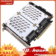 PH46-2 Dual-Disk SFF8639 U.2 NVME and SATA 2.5-Inch Hard Drive to PCIE4.0 Split Card