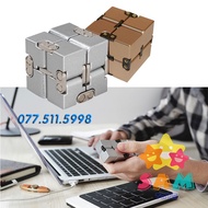 Infinity Cub - METAL cube helps relieve STRESS.