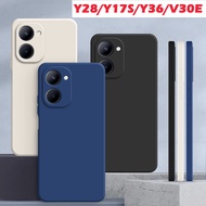 Mobile Phone Case Silicone TPU Shockproof Camera Protection For Vivo Y28 4G V30E Y17S Y21 Y20 Y36 Y21 Y02 Y02S V29E Y22S Y33S