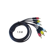 3 IN 3 RCA JACK AUX CABLE / RCA TO RCA CABLE 3.3 / AV VIDEO CABLE 1.5M / 3M / 5M