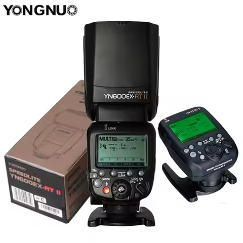 YONGNUO Speedlite YN600EX-RT II GN60 TTL 2.4G Wireless HSS 1/8000s Master Flash Light for Dslr Camer