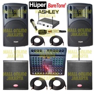 Paket speaker aktif huper 15 inch Ha400 subwoofer aktiv 18 inch sw18