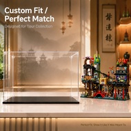 Acrylic Showcase for Lego 71799 Ninjago City Markets Building Block Display Case Model Showcase