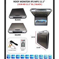 12 Inch TFT LCD Car Ceiling Roof Mount Full HD 1280P Display Monitor TV MP5 USB SD HDMI AV Mpv Exora