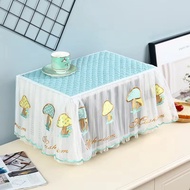 Household dust cover microwave oven cover embroidery pattern lace fabric oven cover printer cover mi