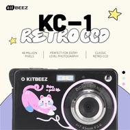 KiTBEEZ KC-1✨CCD Camera CCD48 Digital Camera 8X Zoom 2.7inch Anti-Shake Video Micro Retro Camera for