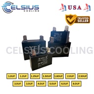 USA Fan Capacitor Aircond 1.0uf/1.2uf/1.8uf/2.0uf/2.5uf/3.0uf/3.5uf/4.0uf/5.0uf/6.0uf/8.0uf