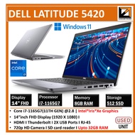 Dell Latitude 5420 CORE i7-1165G7 11th GEN (1 YEAR WARRANTY T&C) 14"inch FHD UPTO 32GB RAM 2TB SSD