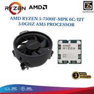 AMD RYZEN 5 7500F 3.7GHZ 32MB CACHE PROCESSOR AM5 MPK (BULK)