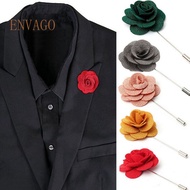 wedding handmade rose flower wedding corsage stainless  Pin Handmade Camellia Flower Boutonniere for